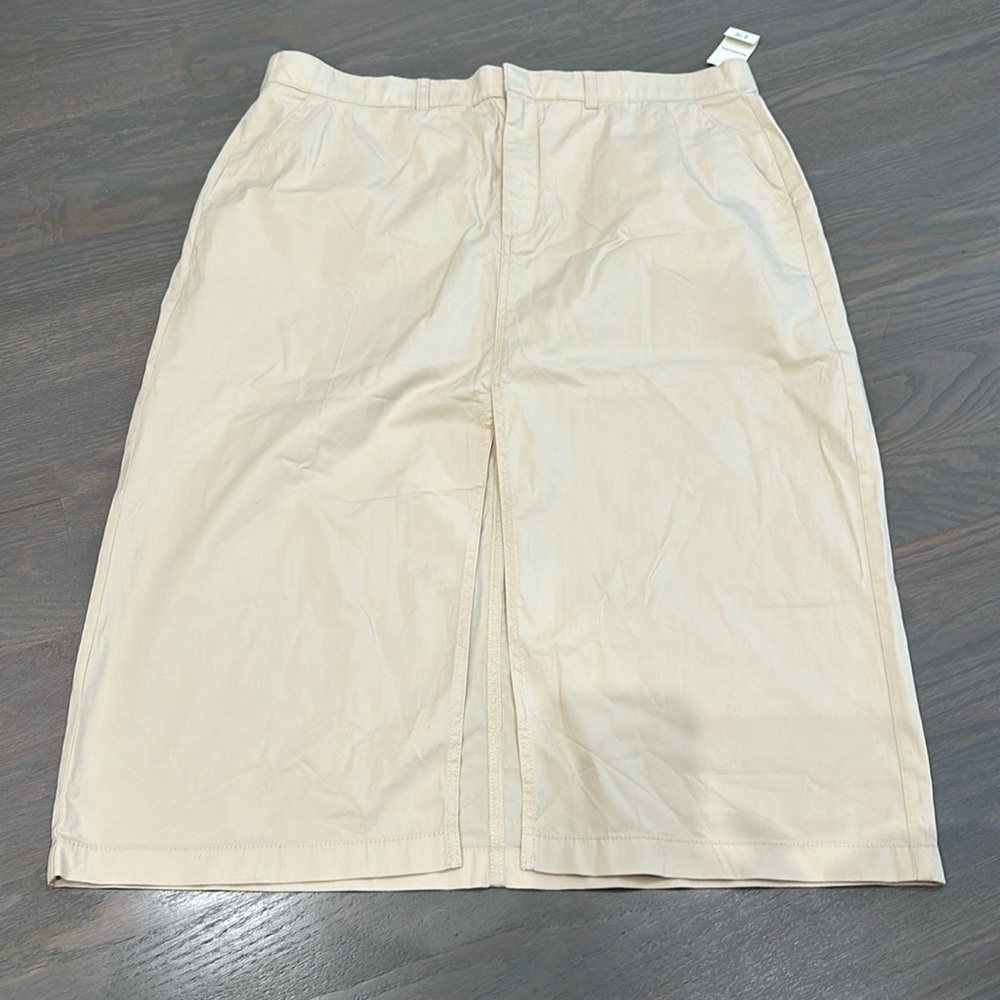 NWT Midi Skirt with front slit